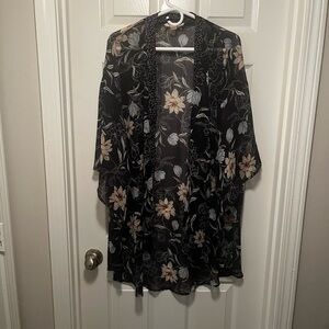 Floral Sheer Kimono